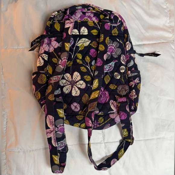 Vera Bradley Backpack in Vintage Floral Nightingale main image 5